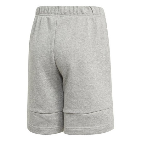 Kids Boys Badge Of Sport Shorts, Grey, A901_ONE, large image number 2
