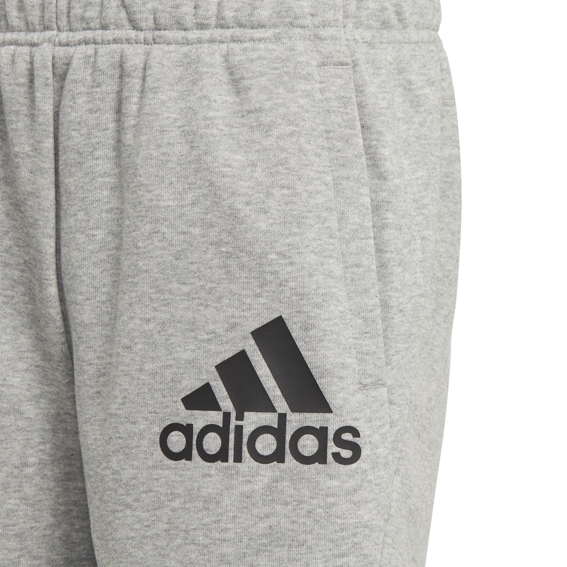 Kids Badge Of Sport Shorts, Grey, A901_ONE, large image number 3
