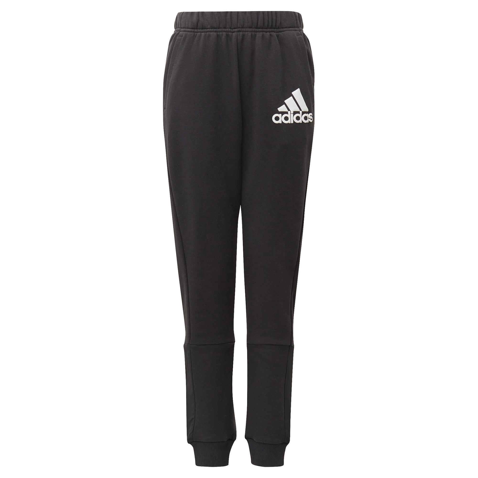 Kids Badge of Sport Joggers, Black, A901_ONE, large image number 0