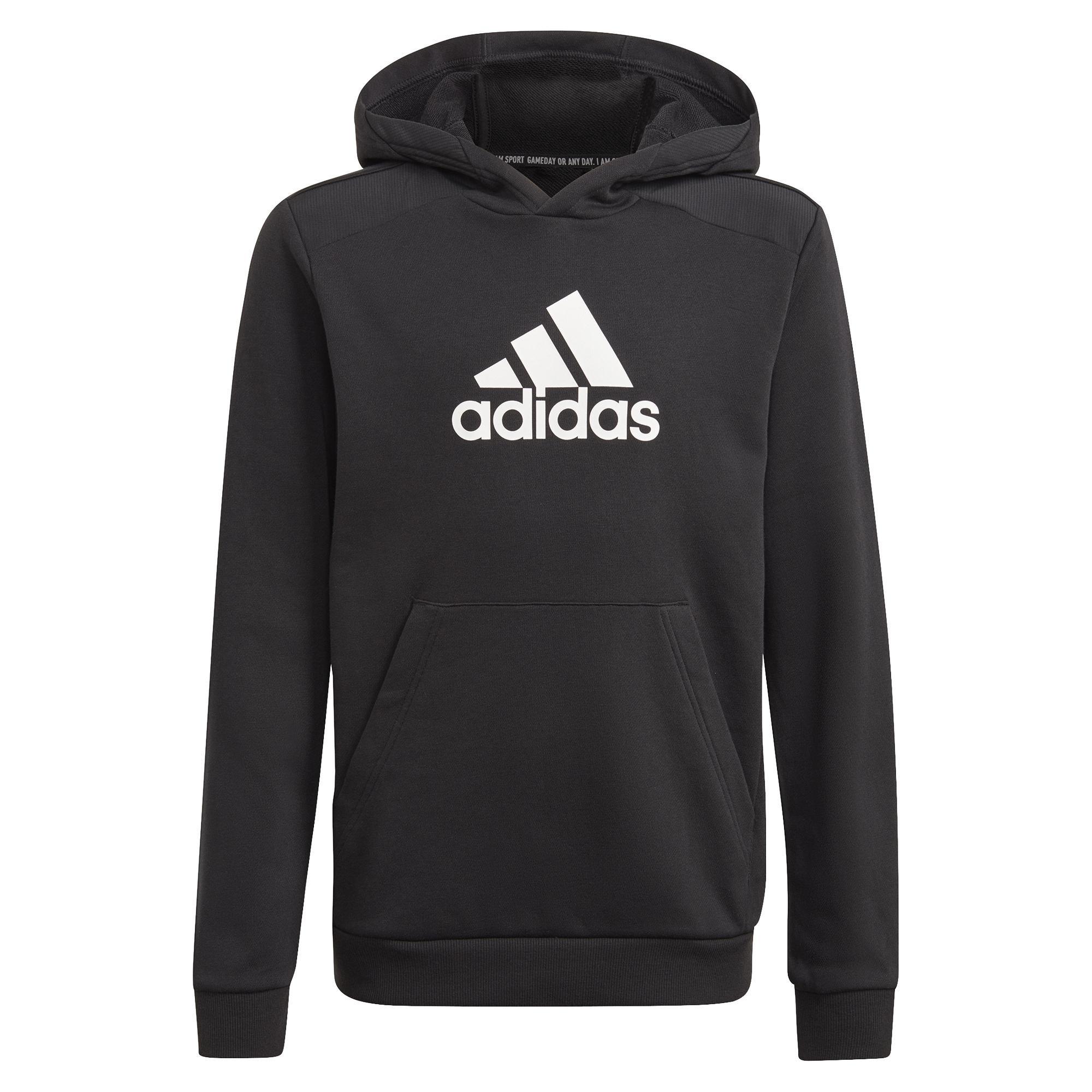 Kids Logo Hoodie, Black, A901_ONE, large image number 4