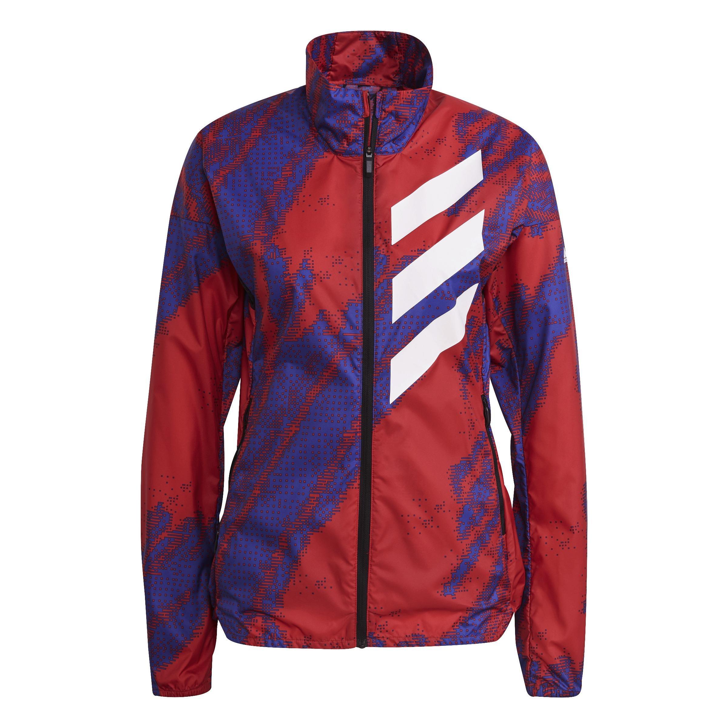 Terrex Agravic Trail Running WIND.RDY Windbreaker, Red, , large image number 0