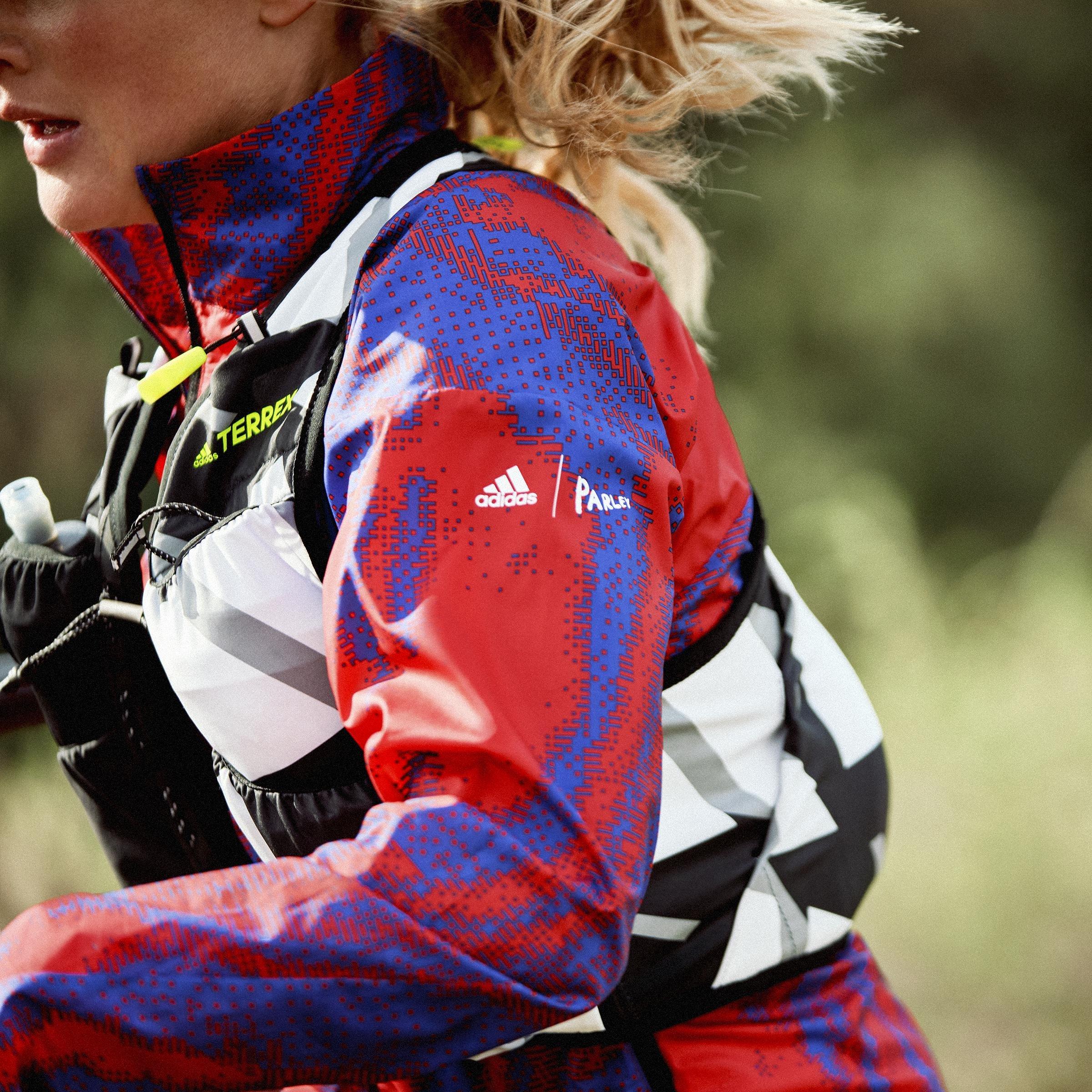 Terrex Agravic Trail Running WIND.RDY Windbreaker, Red, A901_ONE, large image number 5