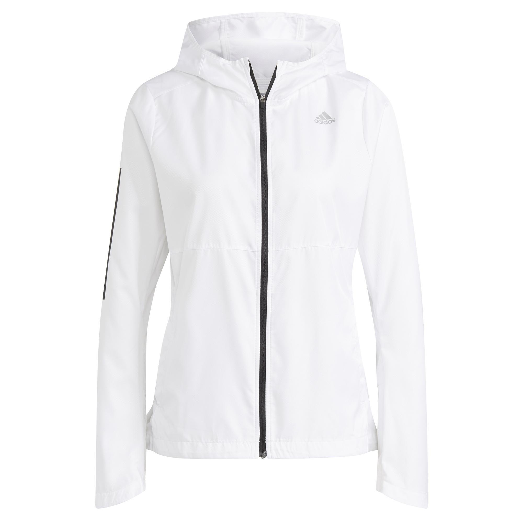 Own The Run Hooded Windbreaker, White, , large image number 2