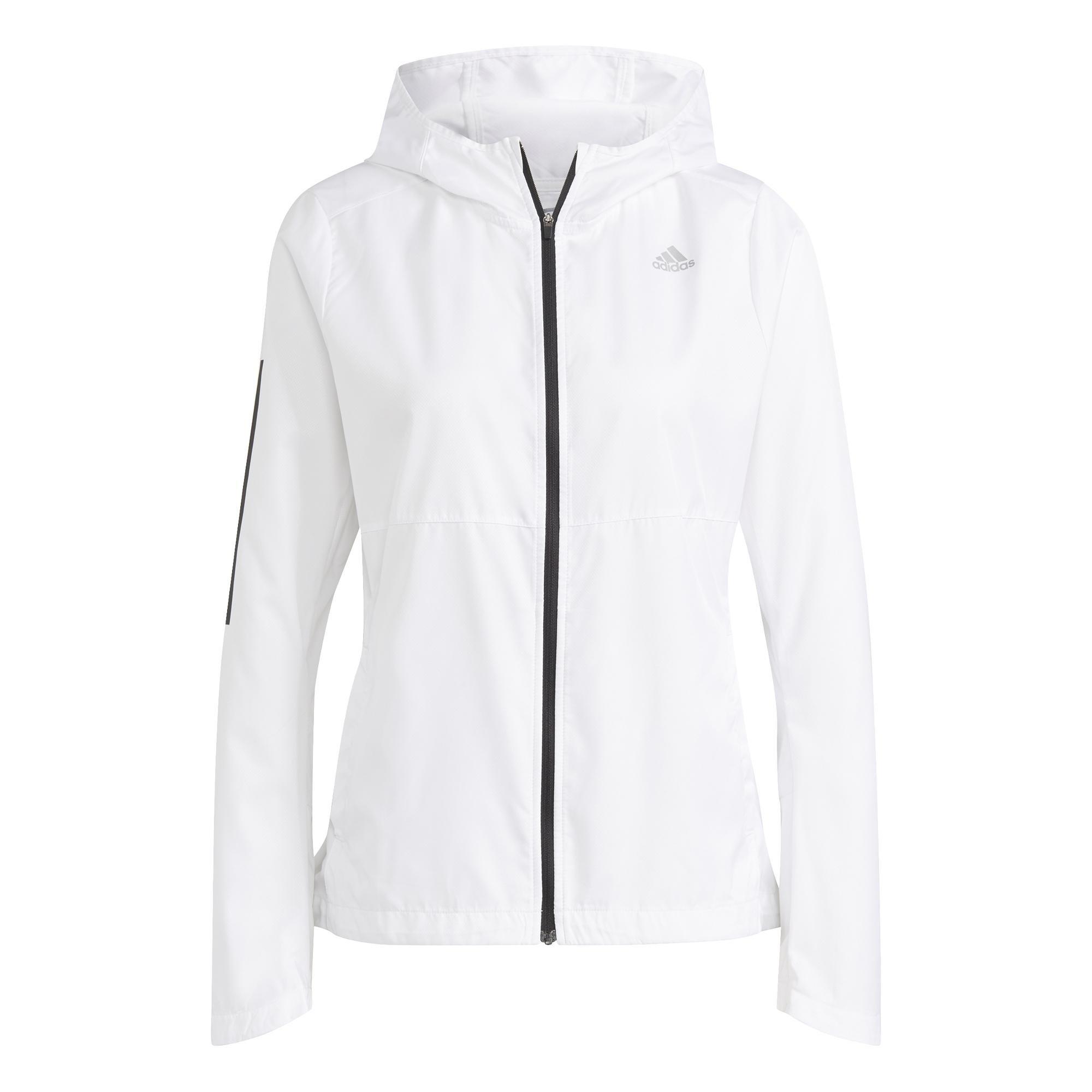 Own The Run Hooded Windbreaker, White, , large image number 6