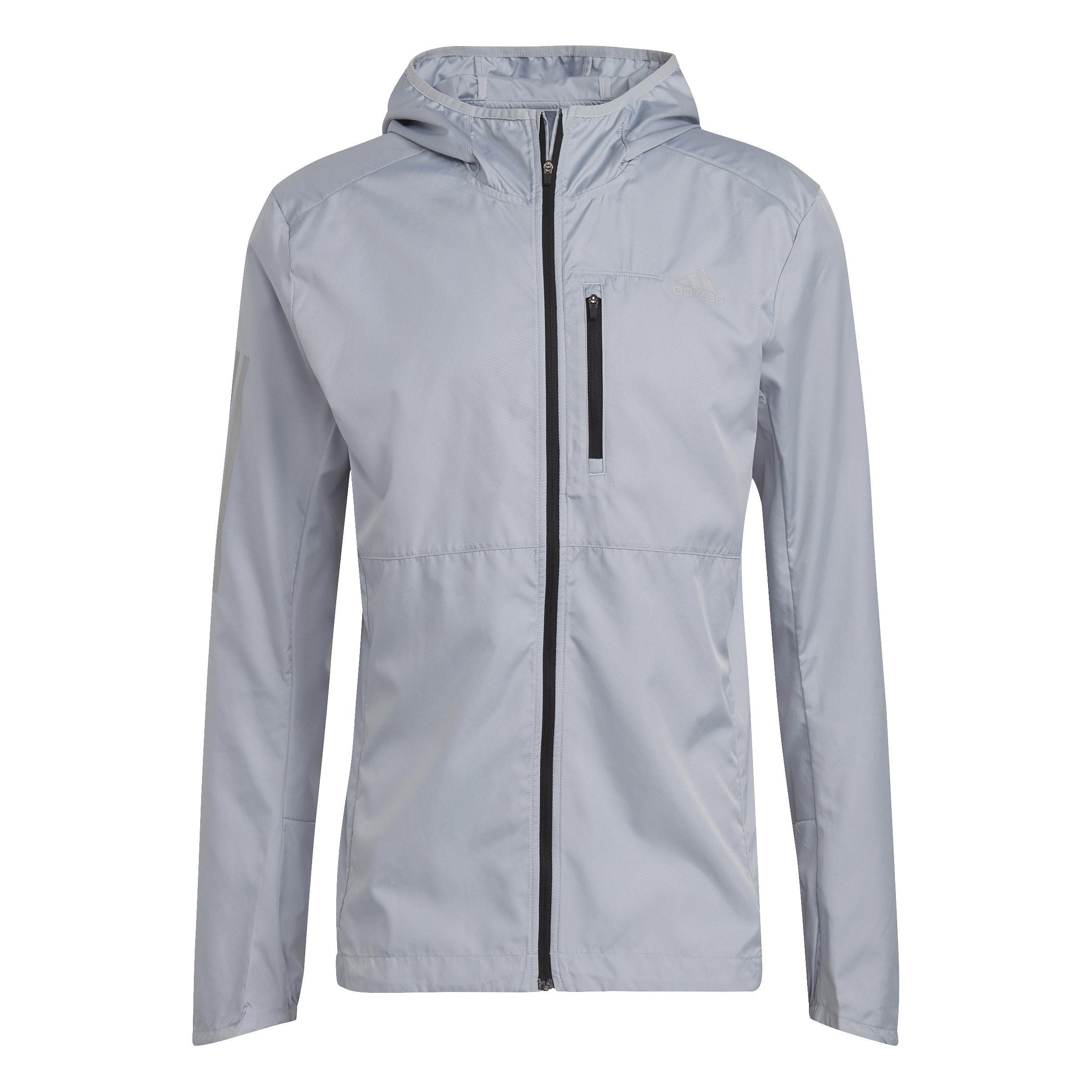 Own The Run Hooded Windbreaker, Grey, , large image number 2
