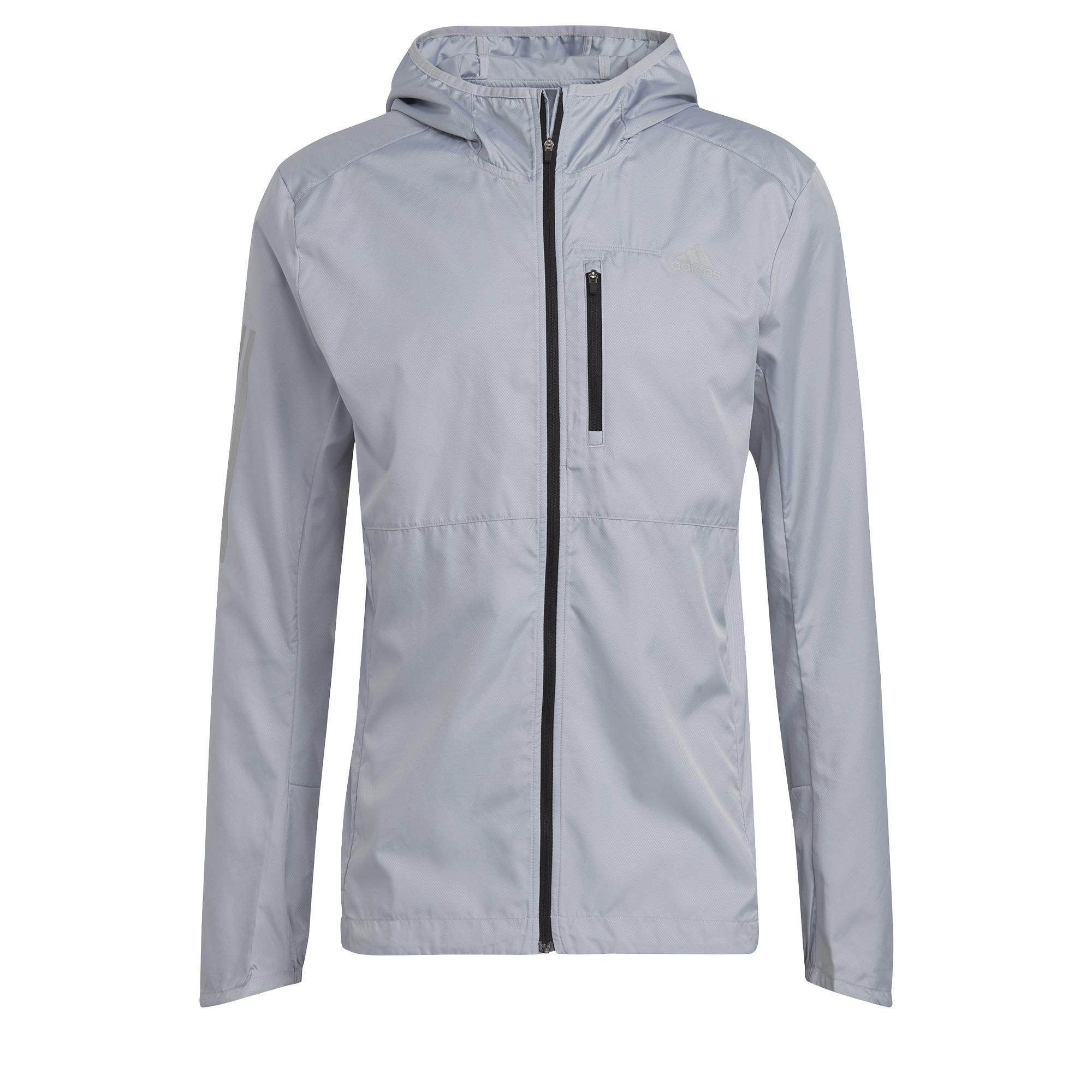 Own The Run Hooded Windbreaker, Grey, , large image number 3