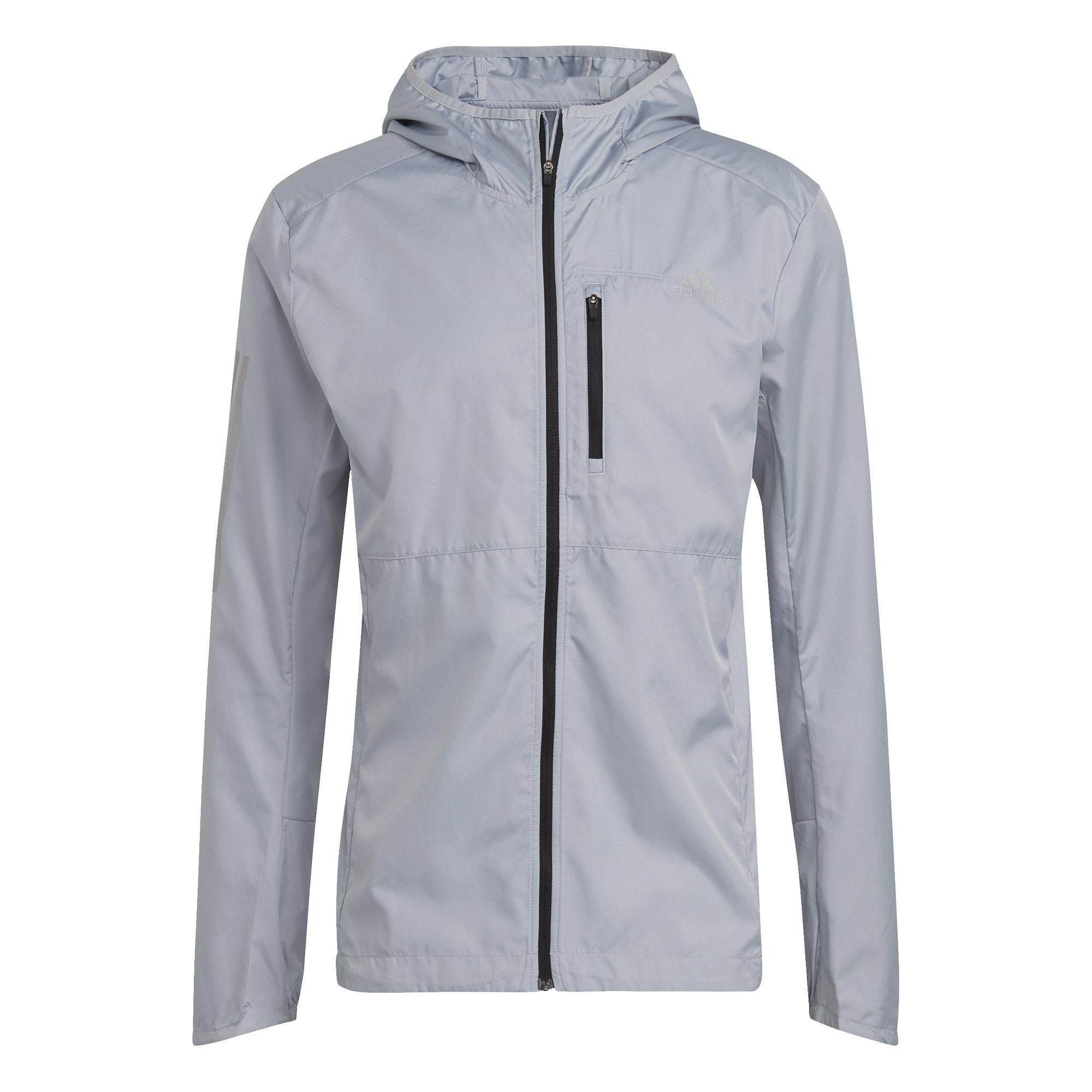Own The Run Hooded Windbreaker, Grey, , large image number 4