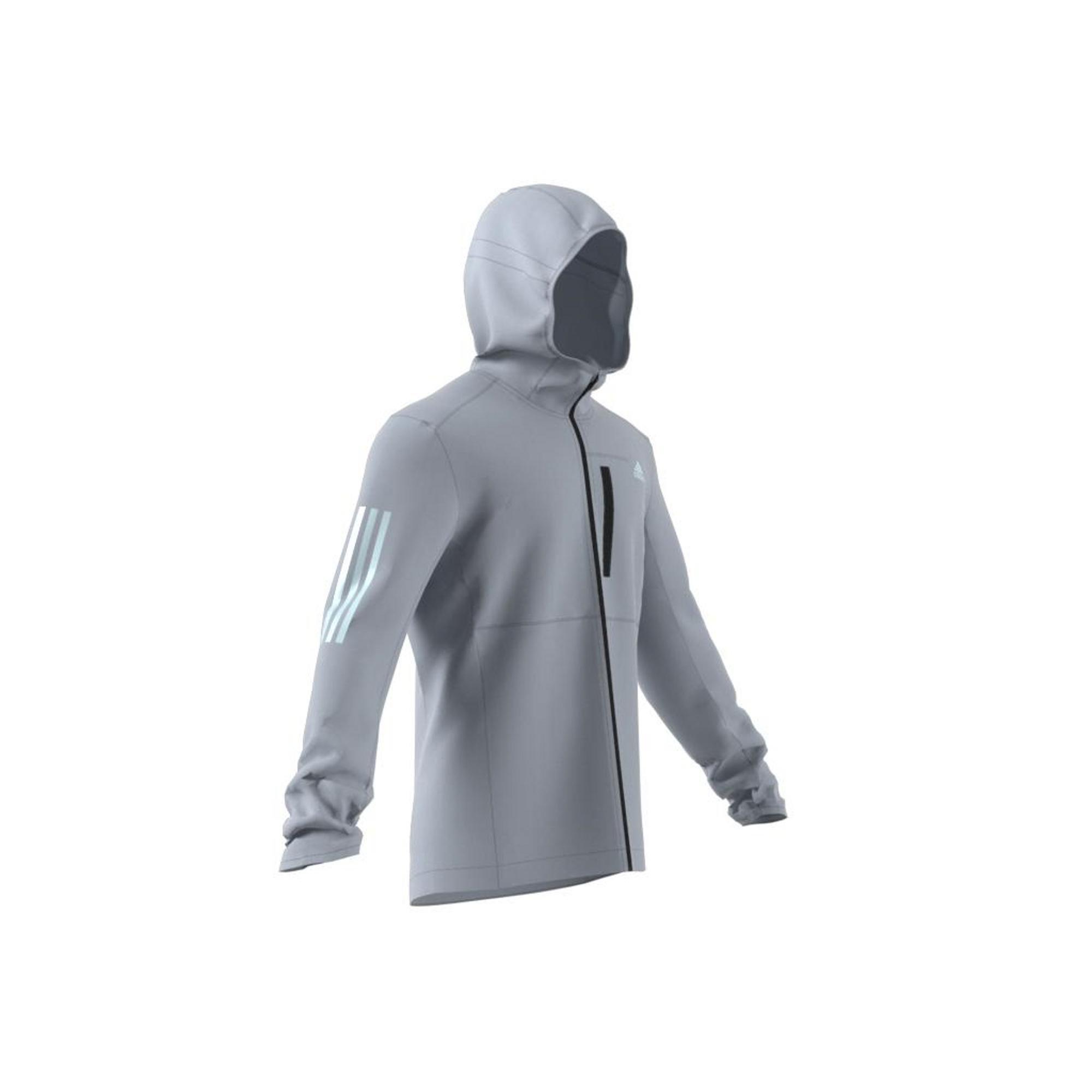 Own The Run Hooded Windbreaker, Grey, , large image number 12