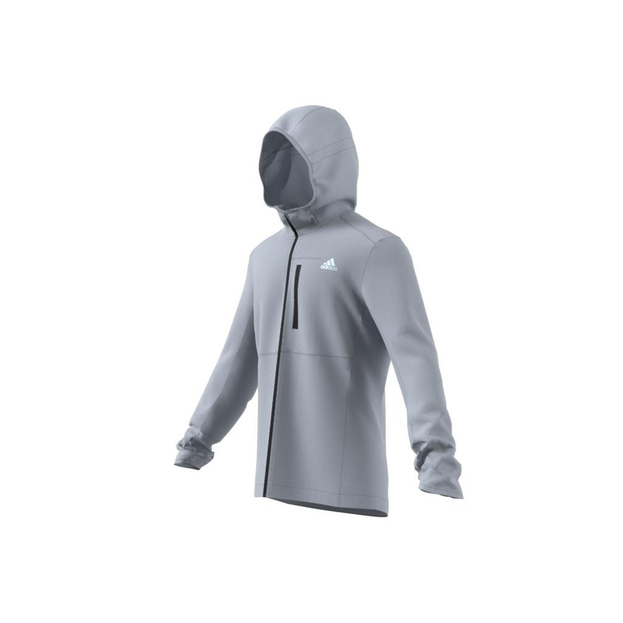 Own The Run Hooded Windbreaker, Grey, , large image number 15
