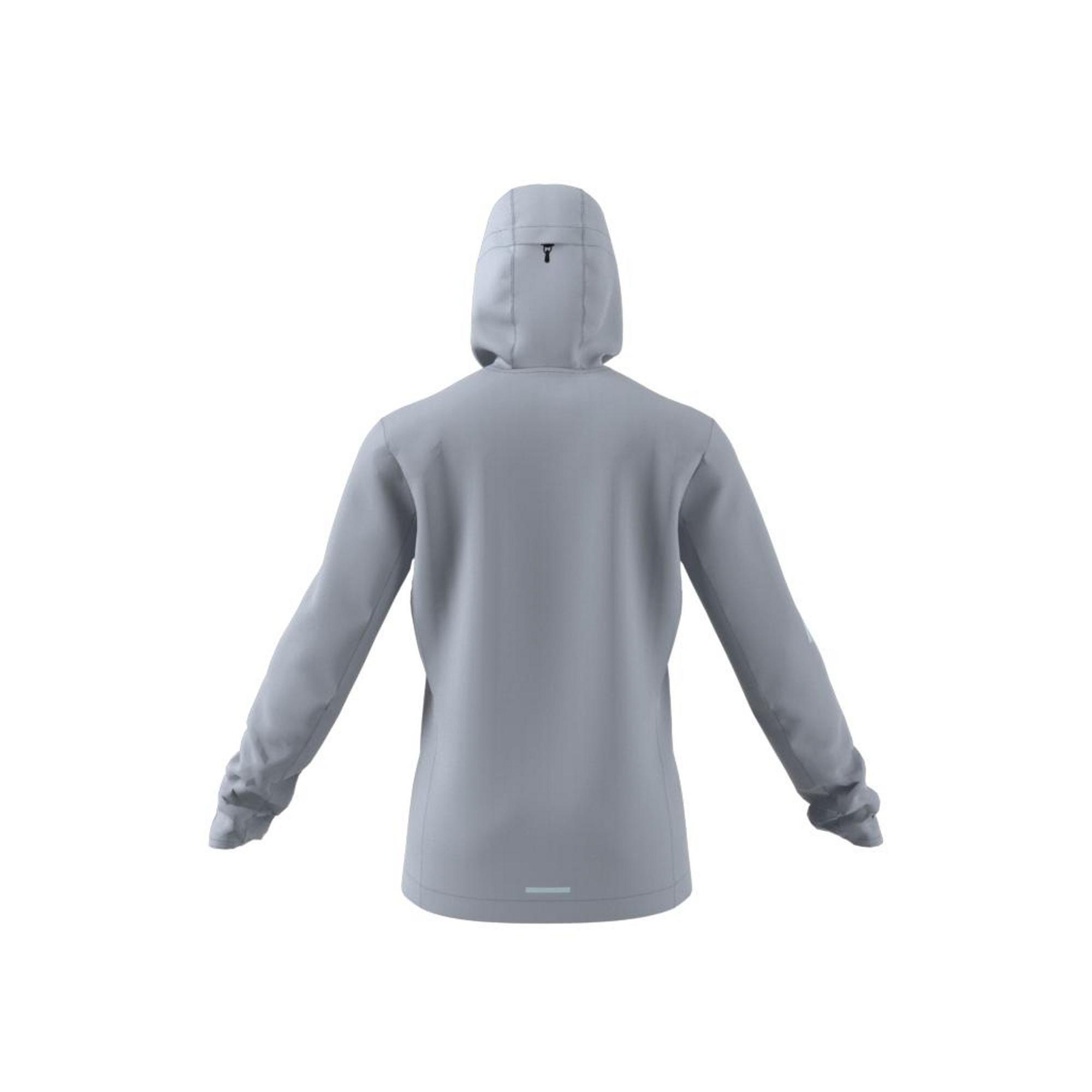 Own The Run Hooded Windbreaker, Grey, , large image number 17