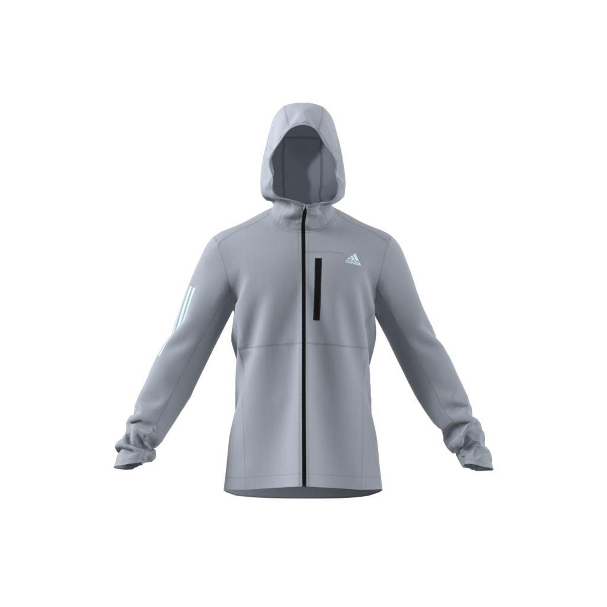 Own The Run Hooded Windbreaker, Grey, , large image number 19