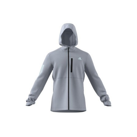 Men Own The Run Hooded Windbreaker, Grey, A901_ONE, large image number 19