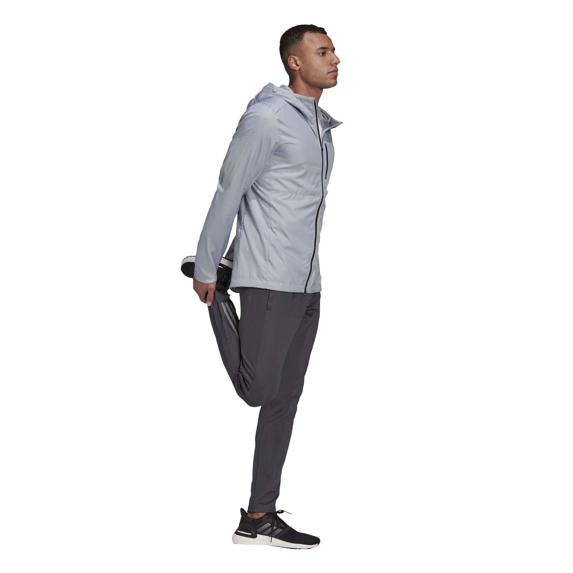 Own The Run Hooded Windbreaker, Grey, , large image number 22