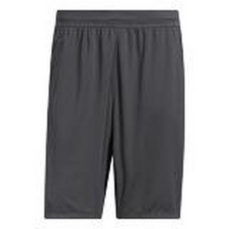 Men 3-Stripes 9-Inch Shorts, Grey, A901_ONE, large image number 18
