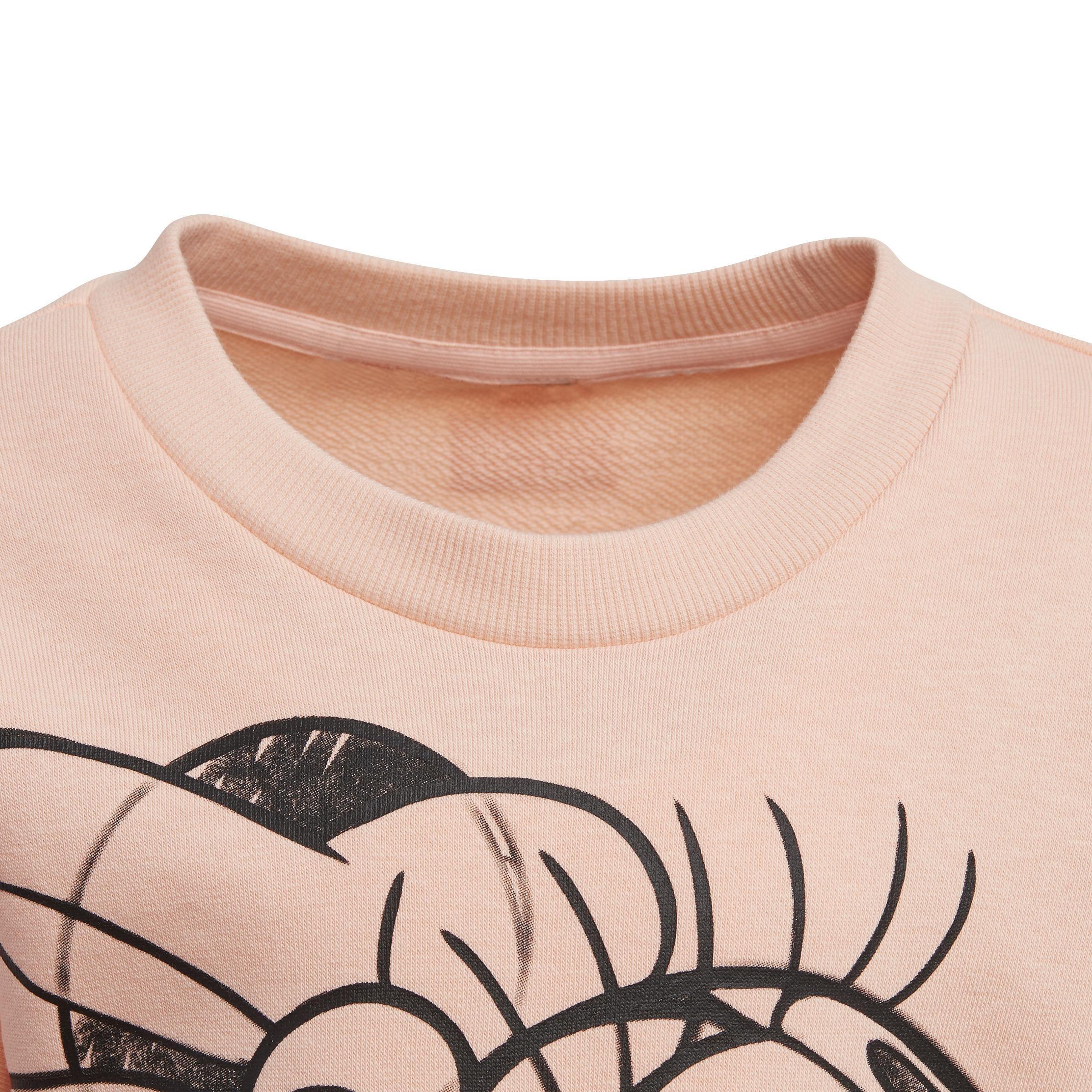 Kids Minnie Mouse Crew Sweatshirt, Orange, A901_ONE, large image number 4