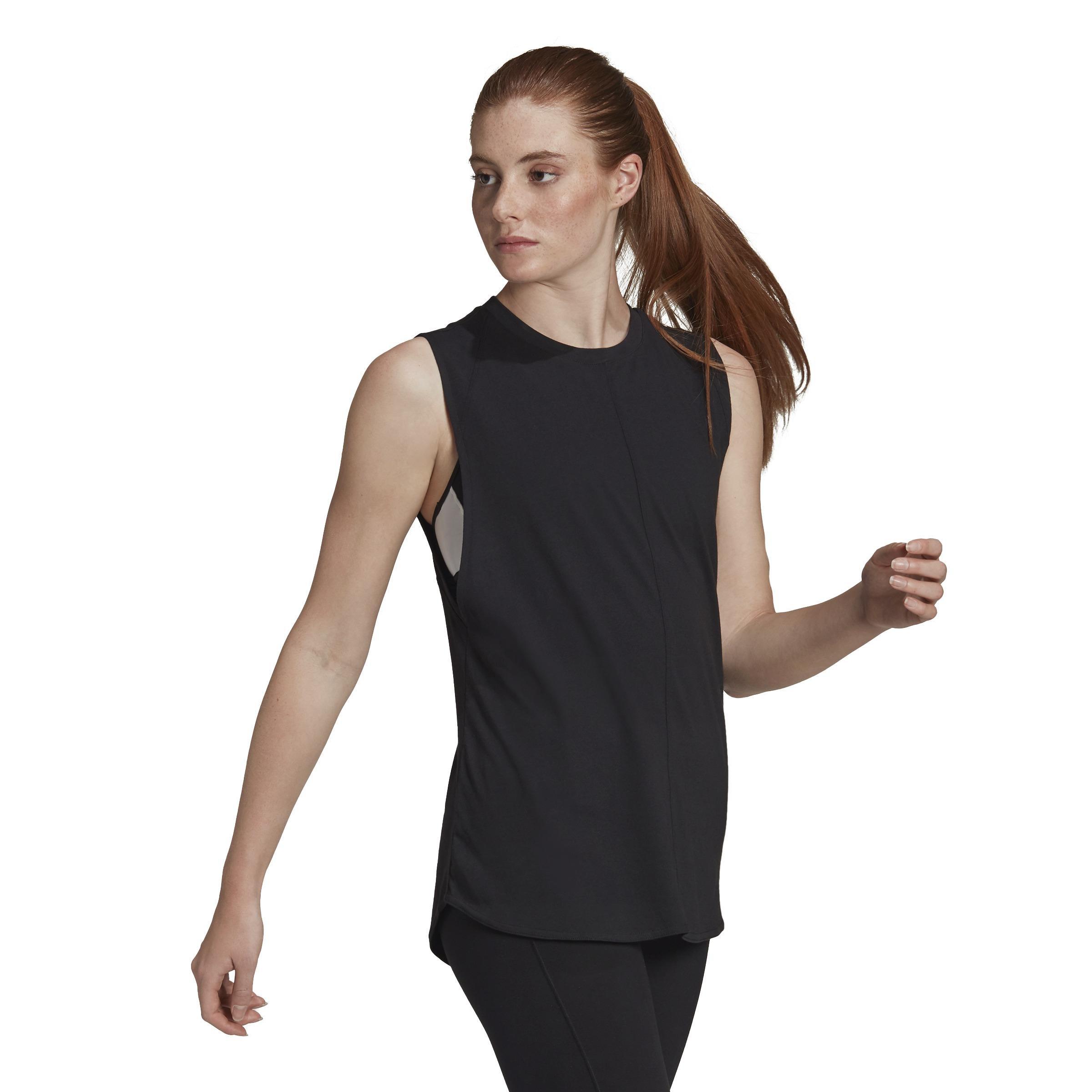 Women Karlie Kloss Loose Tank Top, Black, A901_ONE, large image number 0