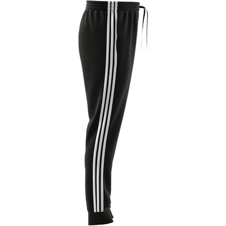 Men Essentials French Terry Tapered Cuff 3-Stripes Joggers, Black, A901_ONE, large image number 7