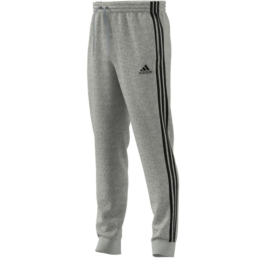 Essentials French Terry Tapered Cuff 3-Stripes Joggers, Grey, A901_ONE, large image number 7