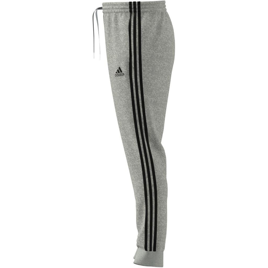 Essentials French Terry Tapered Cuff 3-Stripes Joggers, Grey, A901_ONE, large image number 9