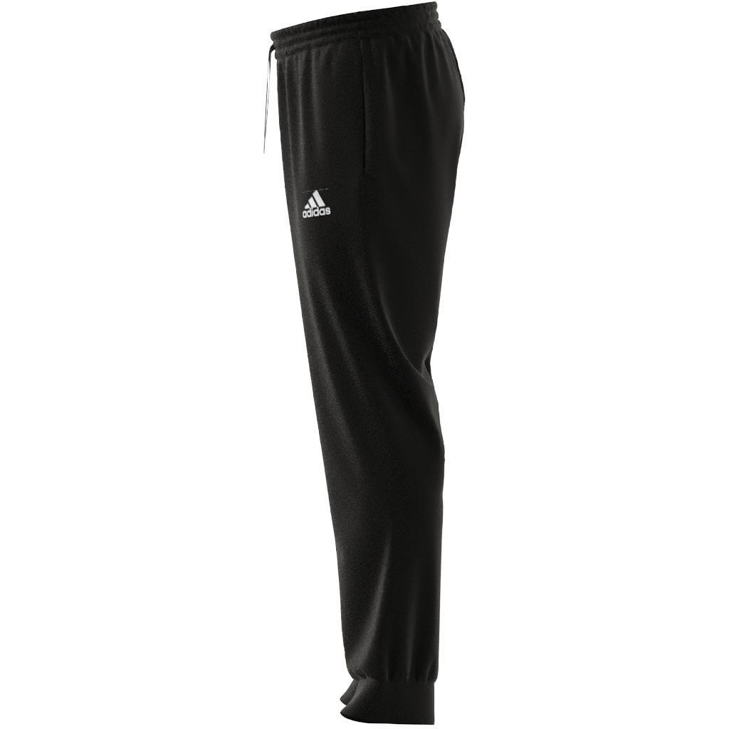 Aeroready Essentials Stanford Tapered Cuff Embroidered Small Logo Tracksuit Bottoms, Black, A901_ONE, large image number 2