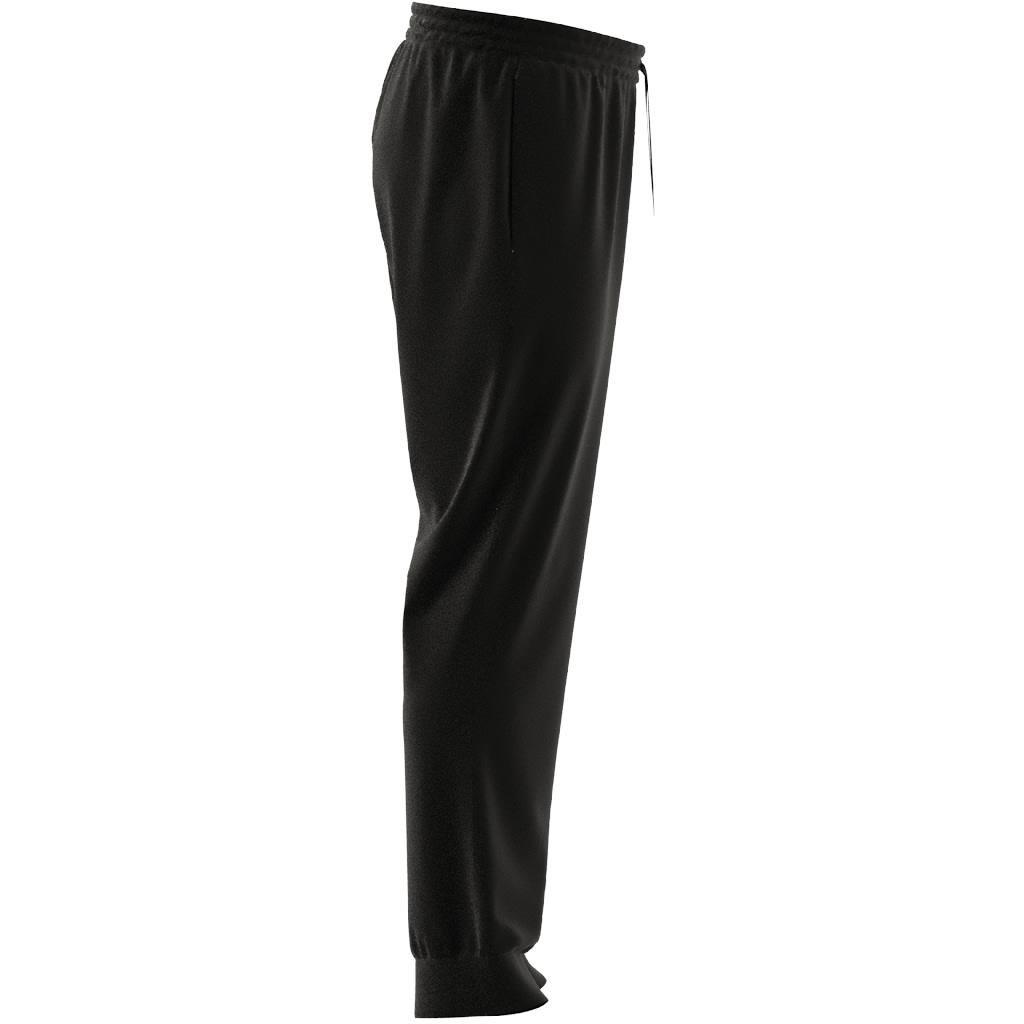 Aeroready Essentials Stanford Tapered Cuff Embroidered Small Logo Tracksuit Bottoms, Black, A901_ONE, large image number 4