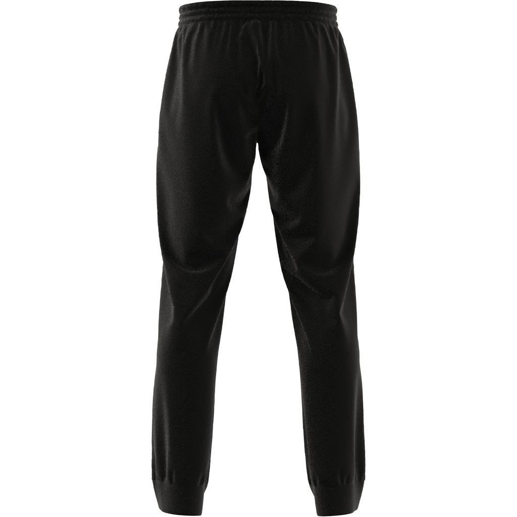 Aeroready Essentials Stanford Tapered Cuff Embroidered Small Logo Tracksuit Bottoms, Black, A901_ONE, large image number 8