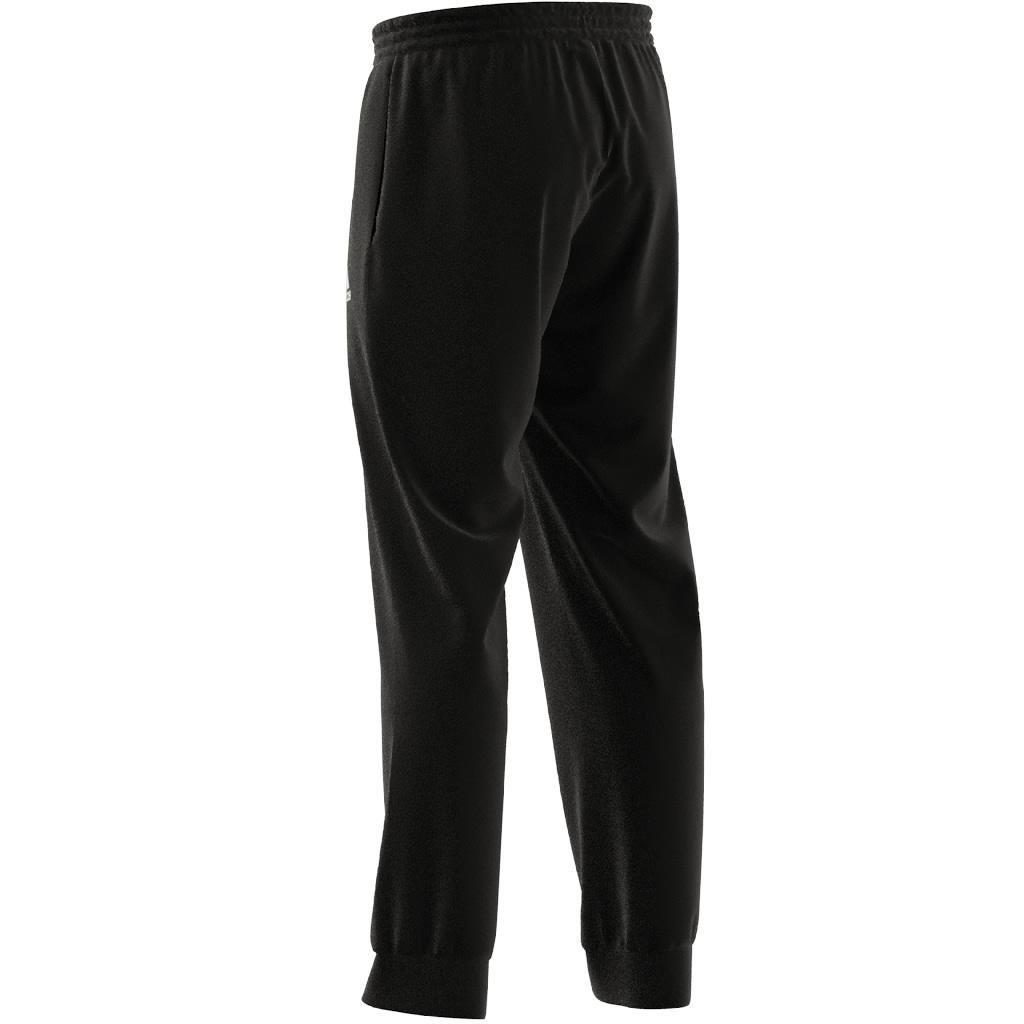 Aeroready Essentials Stanford Tapered Cuff Embroidered Small Logo Tracksuit Bottoms, Black, A901_ONE, large image number 9