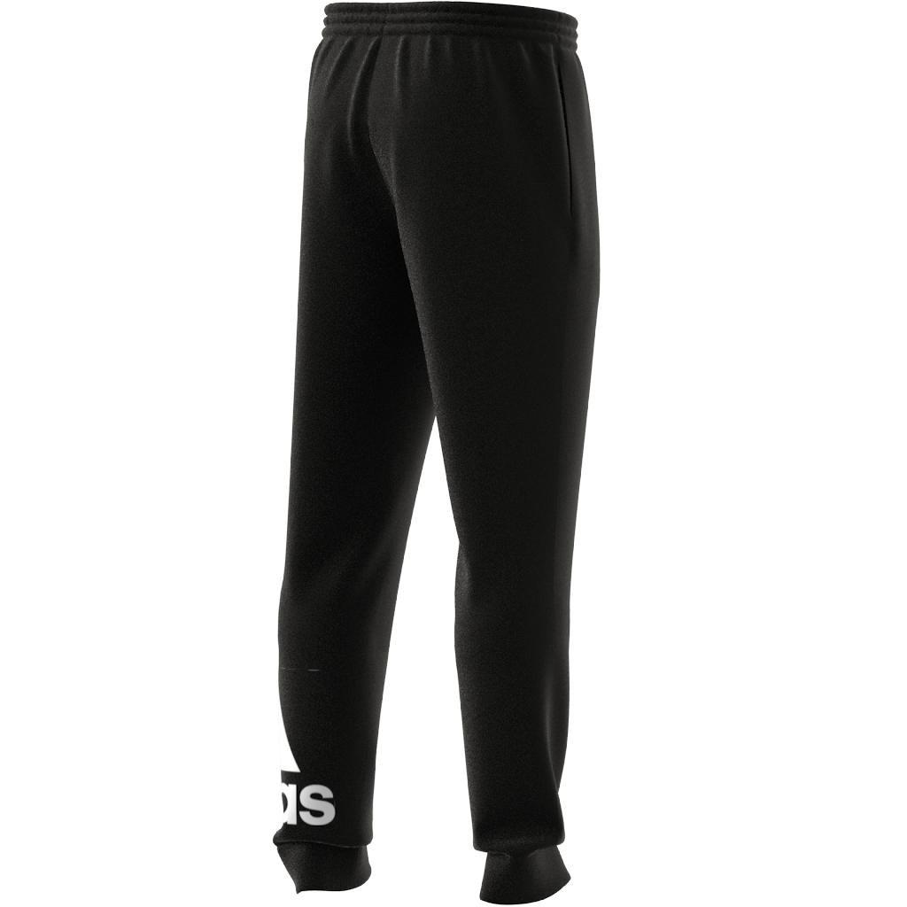 Essentials French Terry Tapered Cuff Logo Joggers, Black, A901_ONE, large image number 8