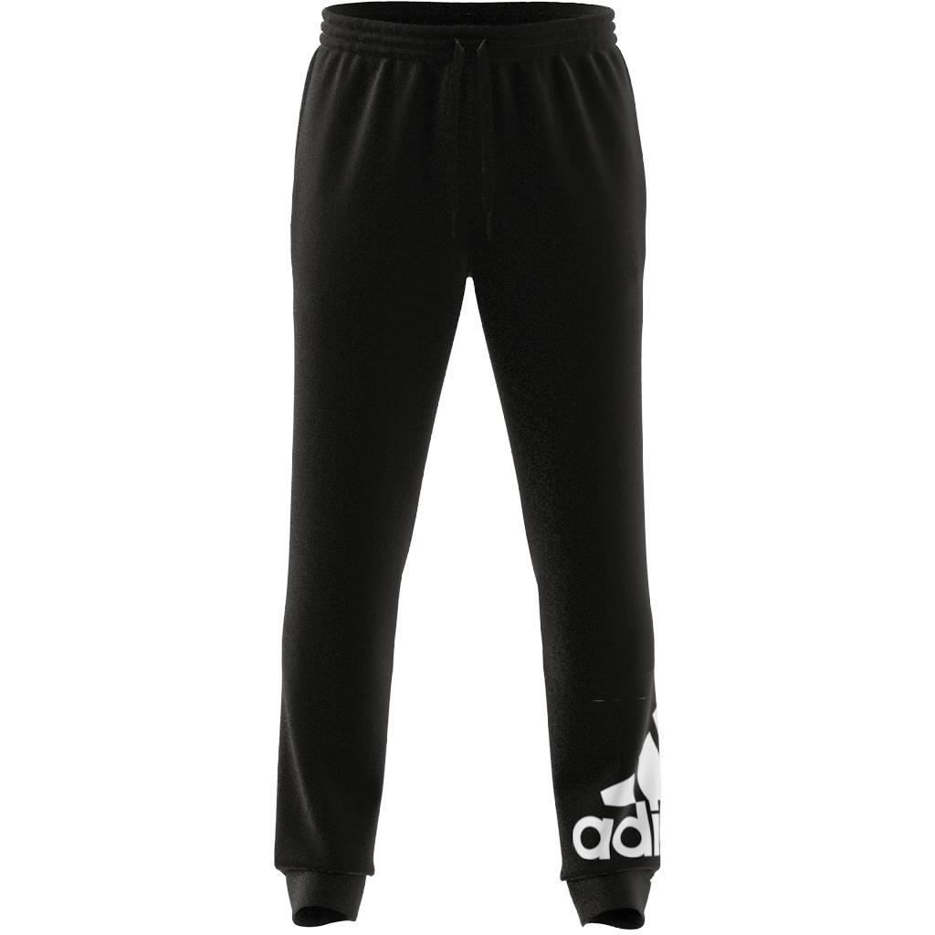 Men Essentials French Terry Tapered Cuff Logo Joggers, Black, A901_ONE, large image number 9