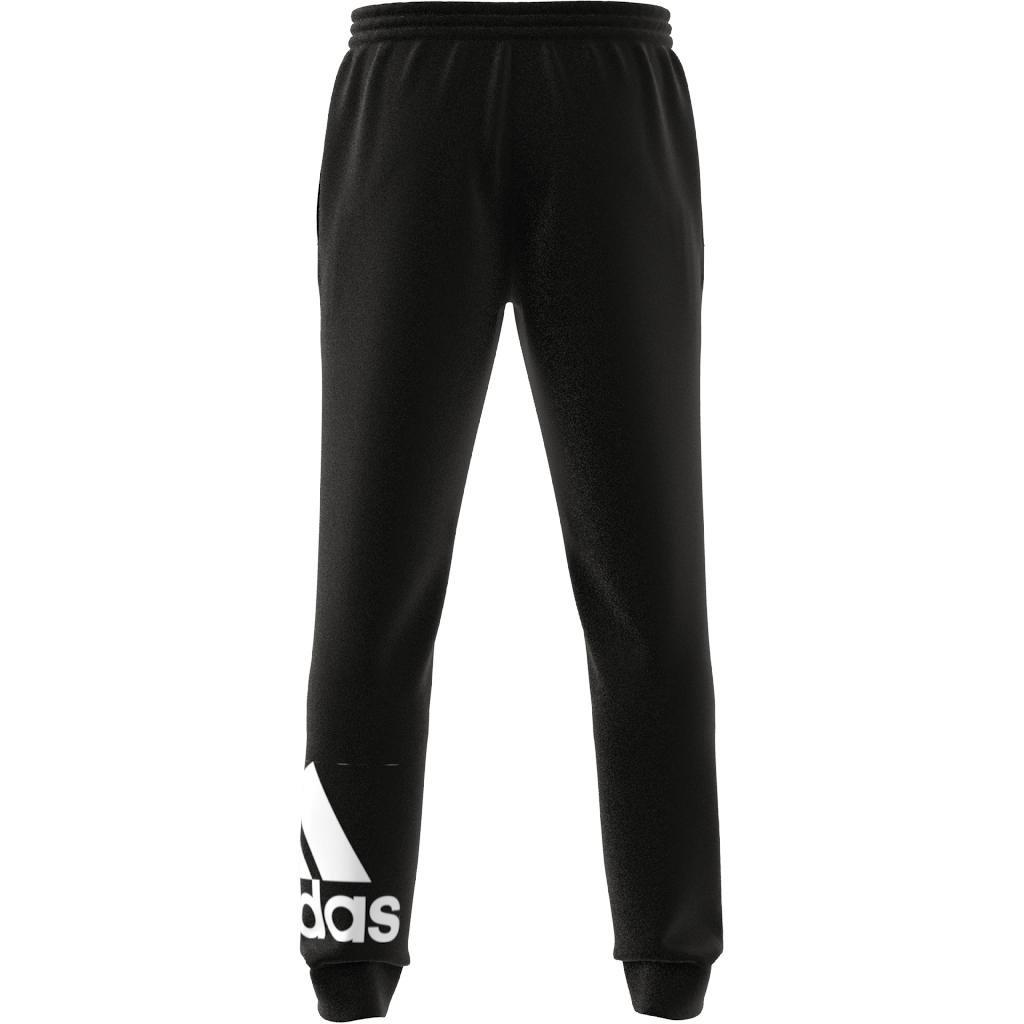 Men Essentials French Terry Tapered Cuff Logo Joggers, Black, A901_ONE, large image number 11