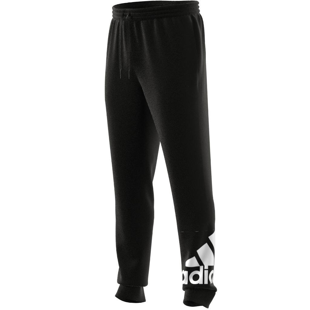 Essentials French Terry Tapered Cuff Logo Joggers, Black, A901_ONE, large image number 14