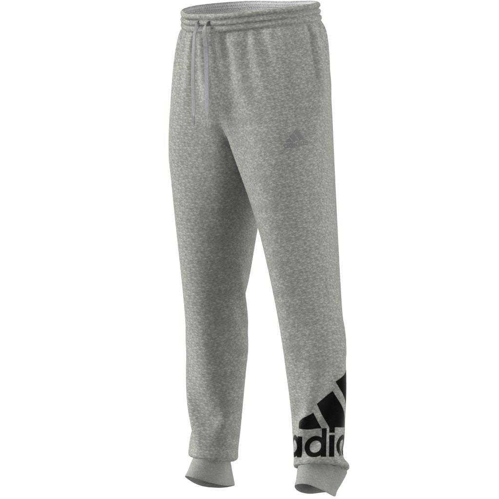 Men Essentials French Terry Tapered Cuff Logo Joggers, Grey, A901_ONE, large image number 3