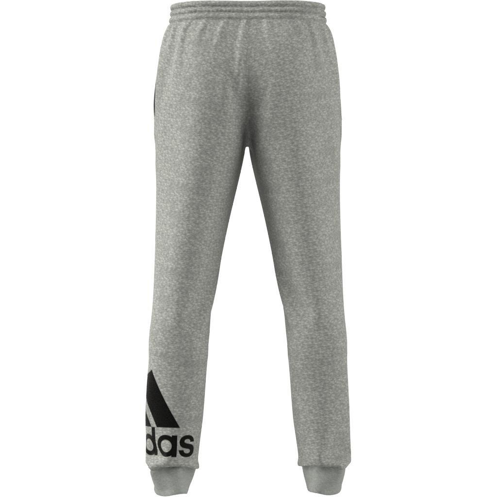 Men Essentials French Terry Tapered Cuff Logo Joggers, Grey, A901_ONE, large image number 4