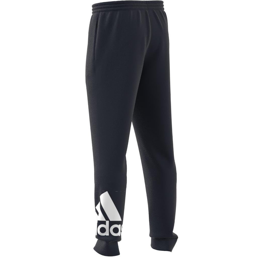 Essentials French Terry Tapered Cuff Logo Joggers, Blue, A901_ONE, large image number 5