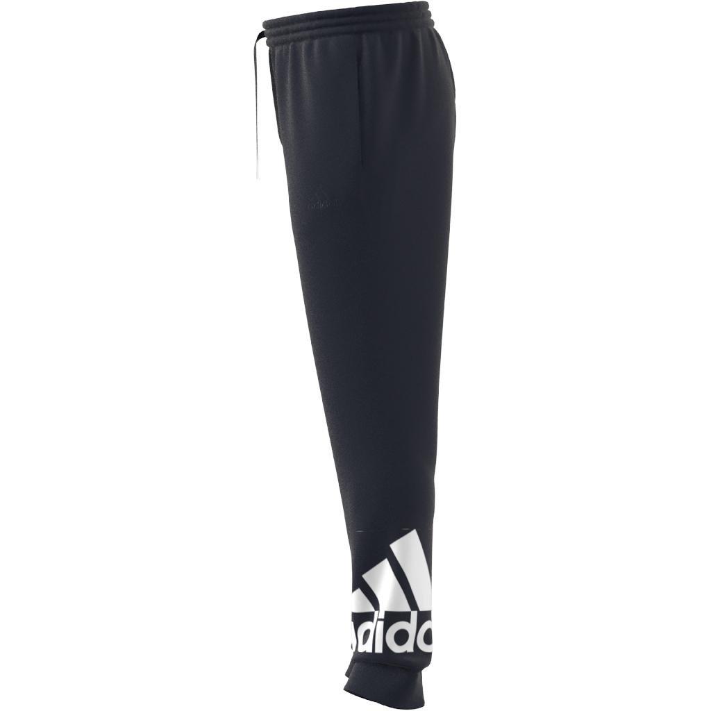 Essentials French Terry Tapered Cuff Logo Joggers, Blue, A901_ONE, large image number 6