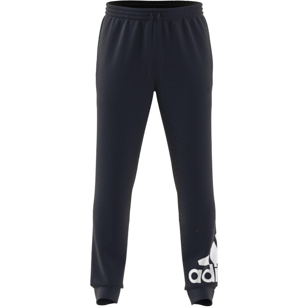 Essentials French Terry Tapered Cuff Logo Joggers, Blue, A901_ONE, large image number 7