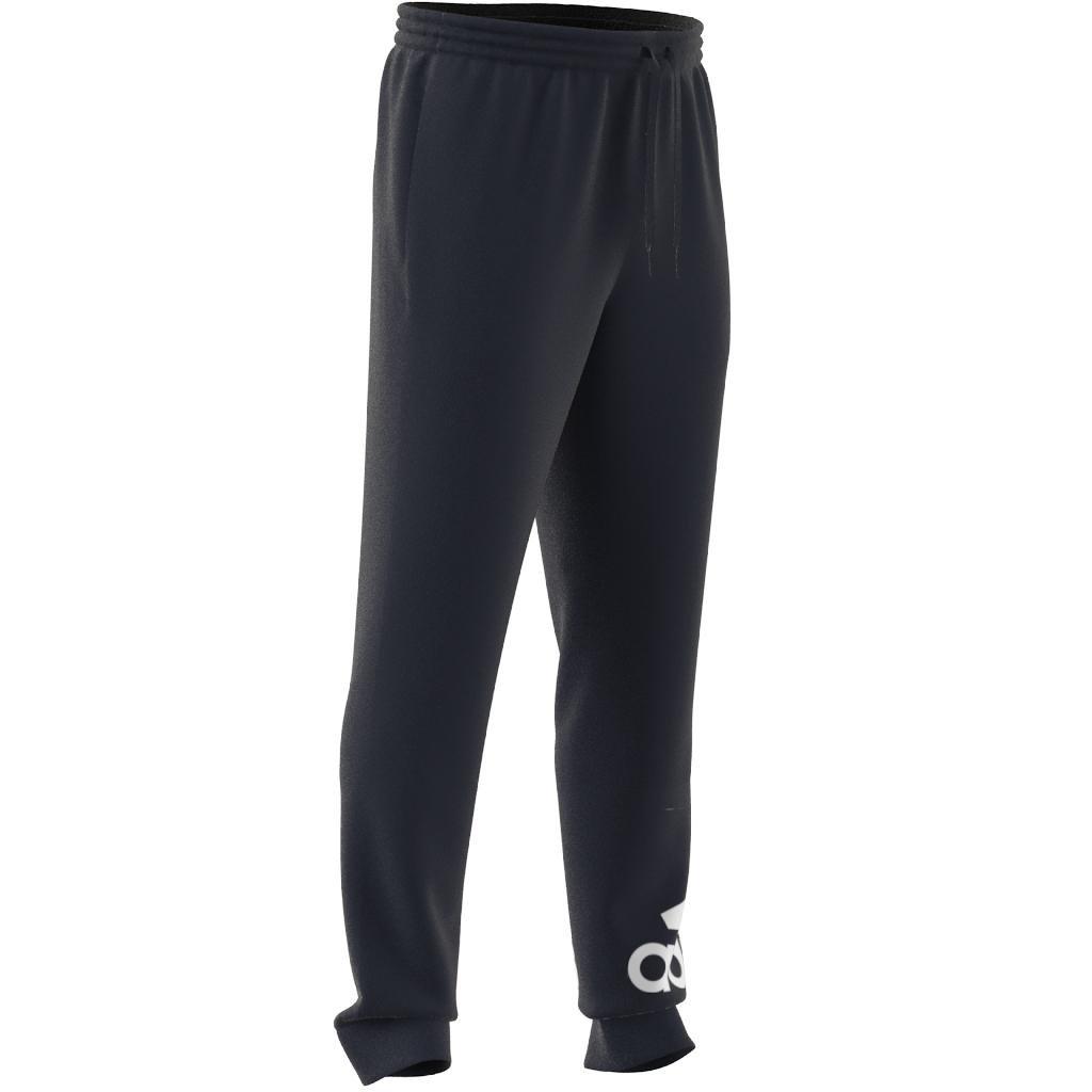 Essentials French Terry Tapered Cuff Logo Joggers, Blue, A901_ONE, large image number 8