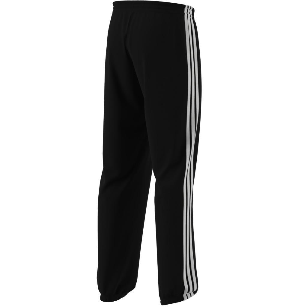 AEROREADY Essentials Elastic Cuff 3-Stripes Tracksuit Bottoms, Black, A901_ONE, large image number 5