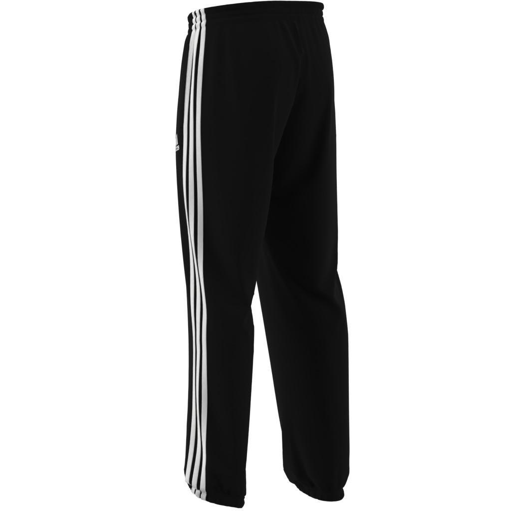 AEROREADY Essentials Elastic Cuff 3-Stripes Tracksuit Bottoms, Black, , large image number 7