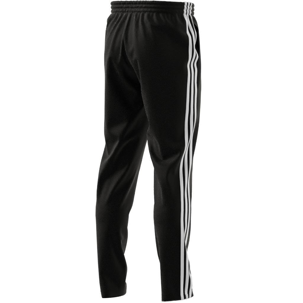 Essentials Single Jersey Tapered Open Hem 3-Stripes Joggers, Black, , large image number 3