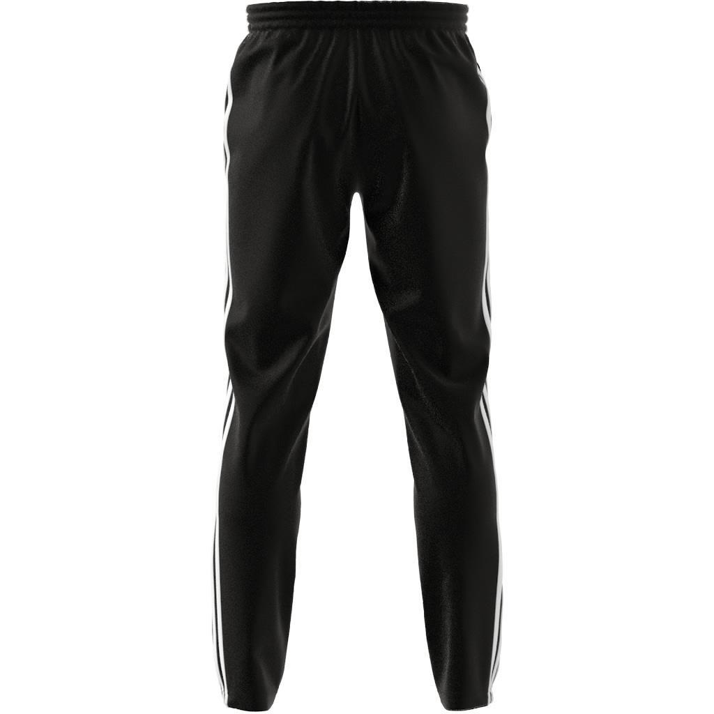 Essentials Single Jersey Tapered Open Hem 3-Stripes Joggers, Black, , large image number 5