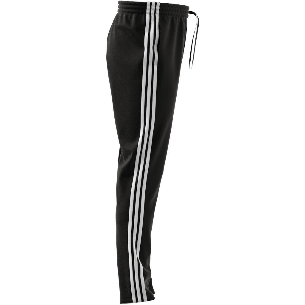 Essentials Single Jersey Tapered Open Hem 3-Stripes Joggers, Black, , large image number 8