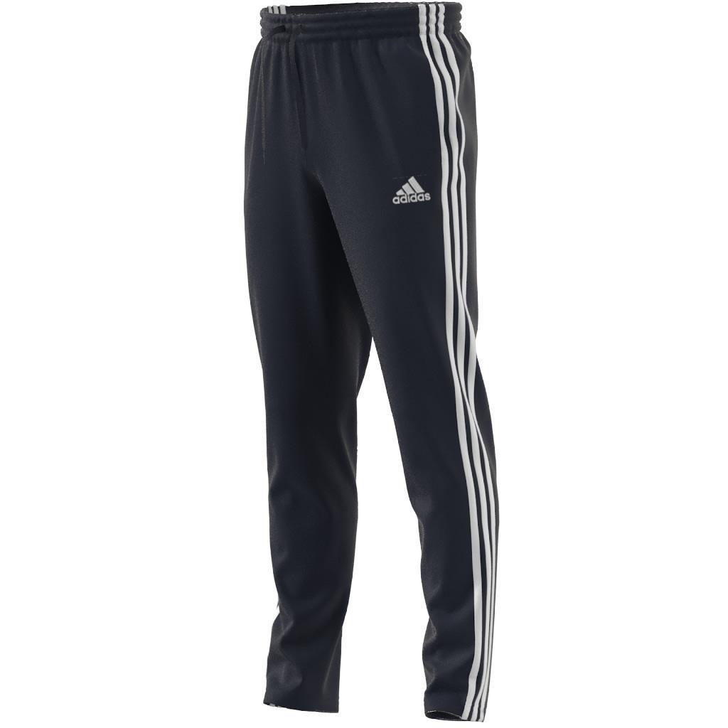 Men Essentials Single Jersey Tapered Open Hem 3-Stripes Joggers, Blue, A901_ONE, large image number 1