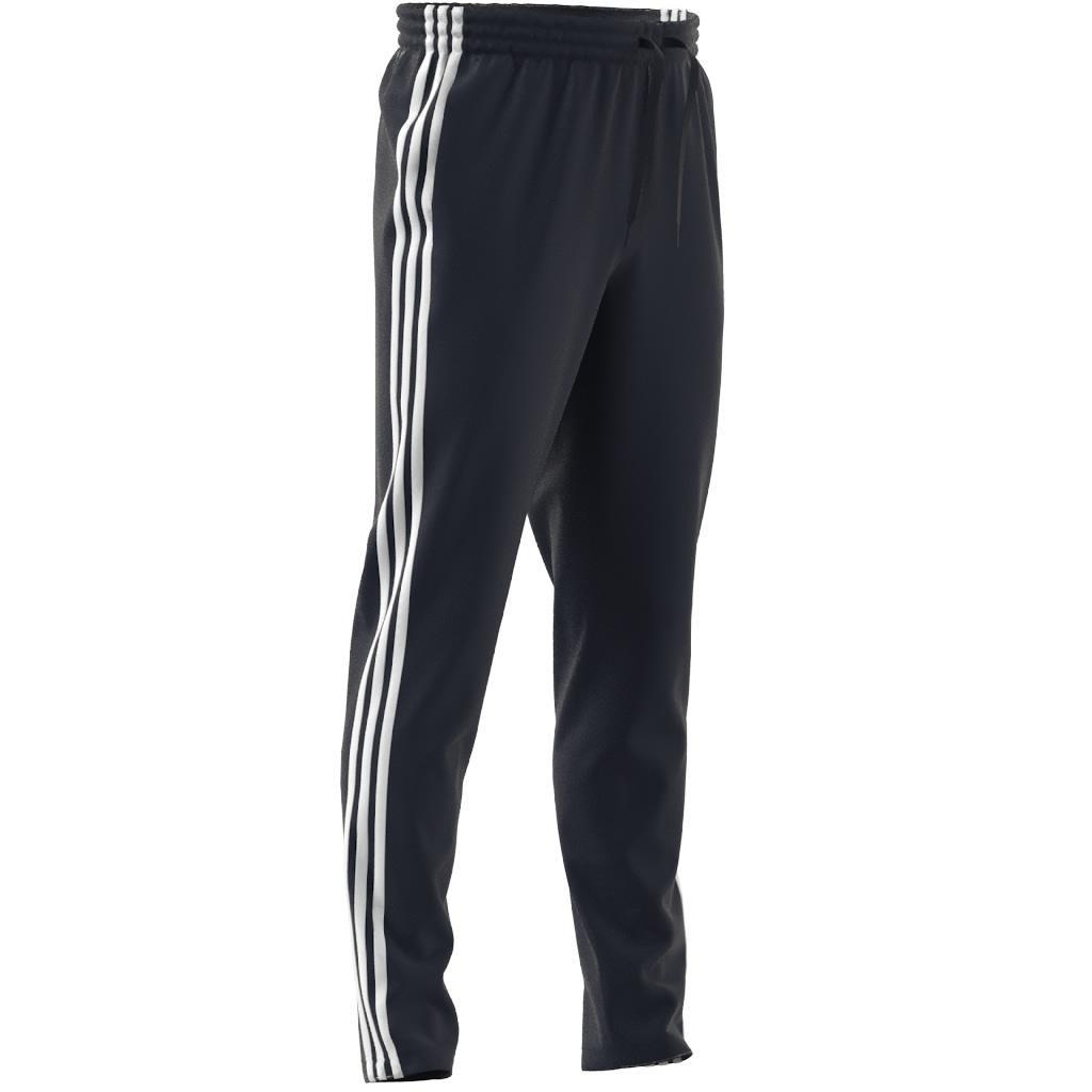 Men Essentials Single Jersey Tapered Open Hem 3-Stripes Joggers, Blue, A901_ONE, large image number 5