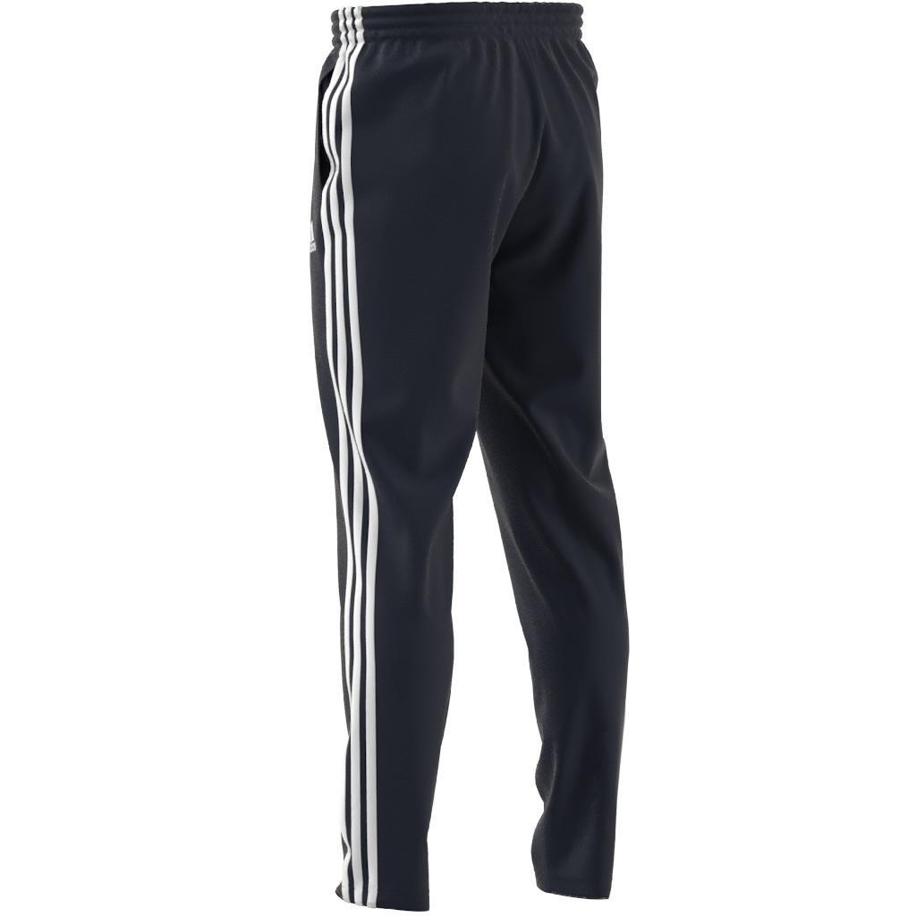 Essentials Single Jersey Tapered Open Hem 3-Stripes Joggers, Blue, A901_ONE, large image number 7