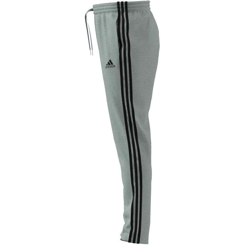 Essentials Single Jersey Tapered Open Hem 3-Stripes Joggers, Grey, A901_ONE, large image number 1