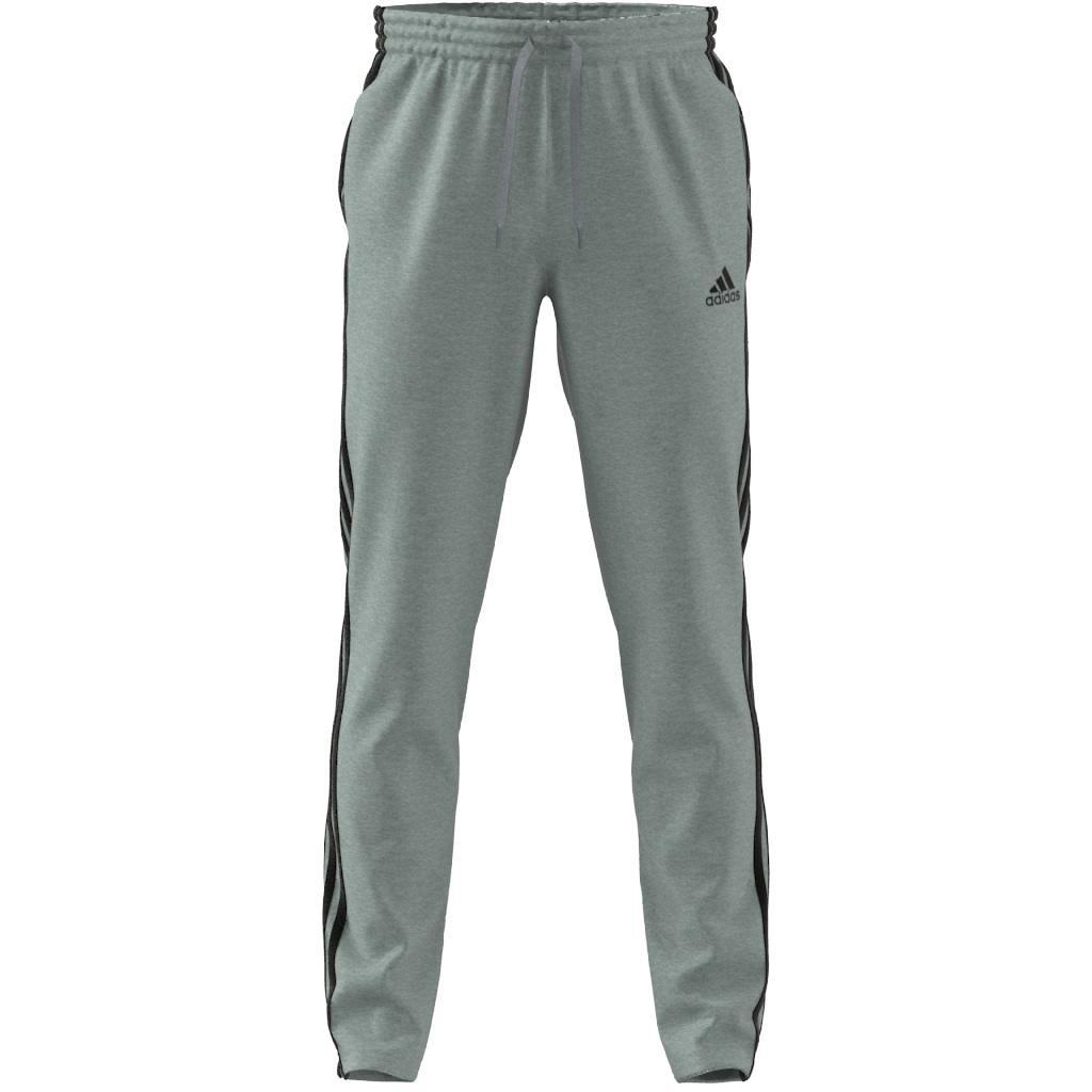 Essentials Single Jersey Tapered Open Hem 3-Stripes Joggers, Grey, A901_ONE, large image number 6