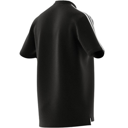 Men Aeroready Essentials Pique Embroidered Polo Shirt, Black, A901_ONE, large image number 3