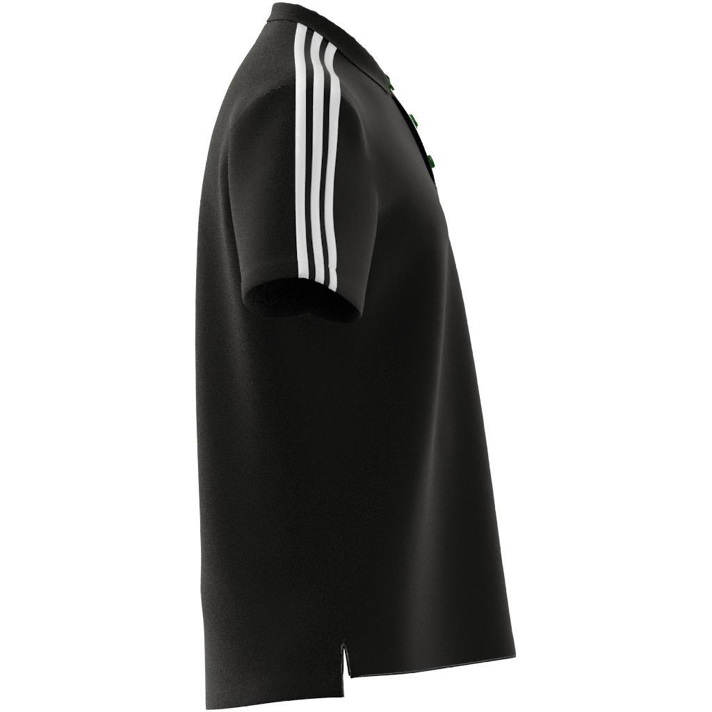 Aeroready Essentials Piquee Embroidered Small Logo 3-Stripes Polo Shirt, Black, A901_ONE, large image number 8