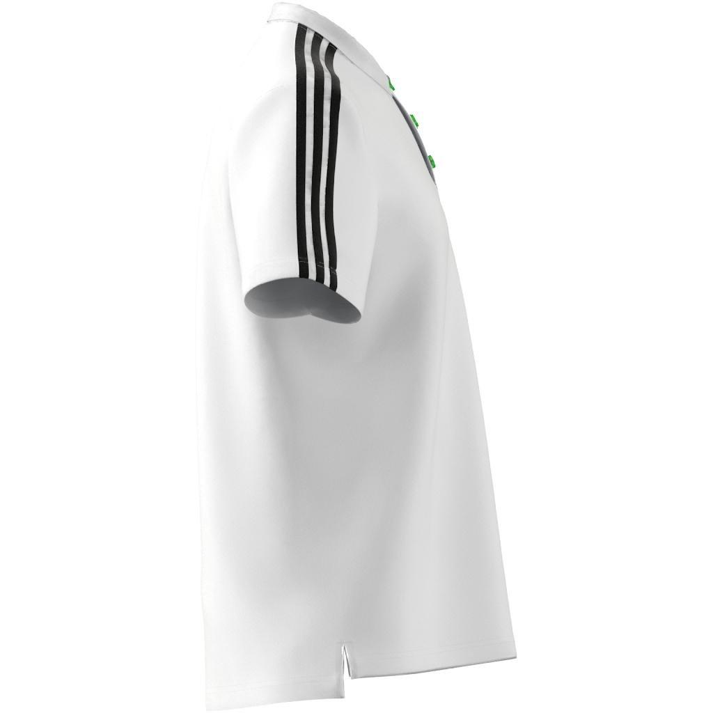 Aeroready Essentials Piquee Embroidered Small Logo 3-Stripes Polo Shirt, White, , large image number 4